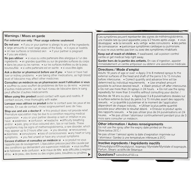 Désensibilisant Génital - Stud 100 - Homme Stud 100 Sensations plus