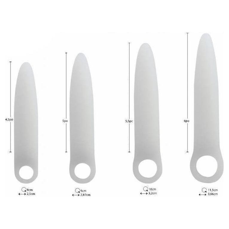 Santé Féminine - Adore U Wellness - Dilatateurs Vaginaux - Ensemble de 4 Adore U Sensations plus