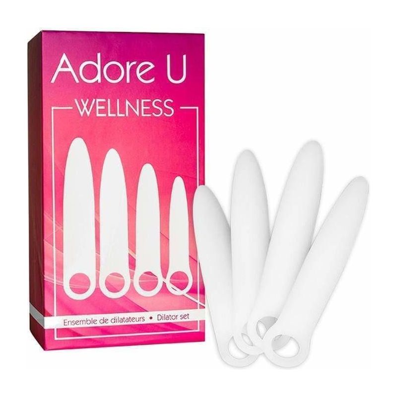Santé Féminine - Adore U Wellness - Dilatateurs Vaginaux - Ensemble de 4 Adore U Sensations plus