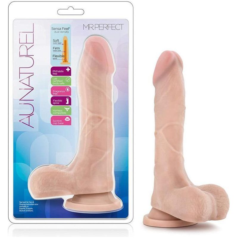 Dildo - Au Naturel - Mr. Perfect 8.5" Blush Novelties Sensations plus