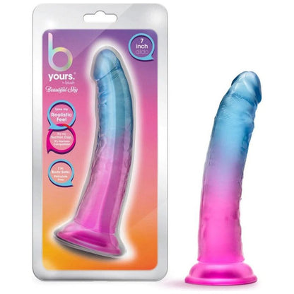 Dildo - B Yours - Beautiful Sky 7 pouces - Sunset Blush Novelties Sensations plus
