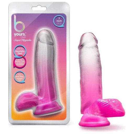 Dildo - B Yours - Sugar Magnolia 7 pouces - Fuchsia Blush Novelties Sensations plus