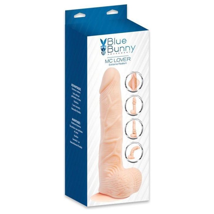 Dildo - Blue Bunny - McLover Blue Bunny Sensations plus