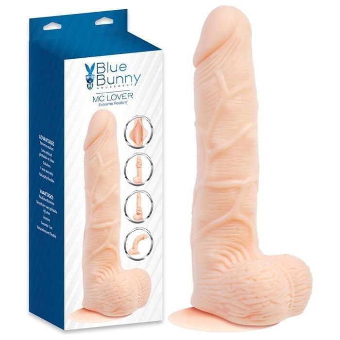 Dildo - Blue Bunny - McLover Blue Bunny Sensations plus