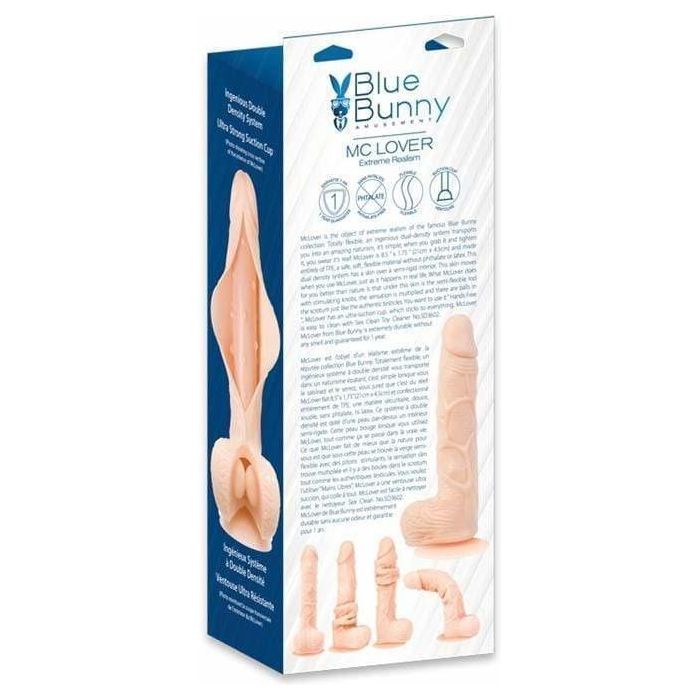 Dildo - Blue Bunny - McLover Blue Bunny Sensations plus