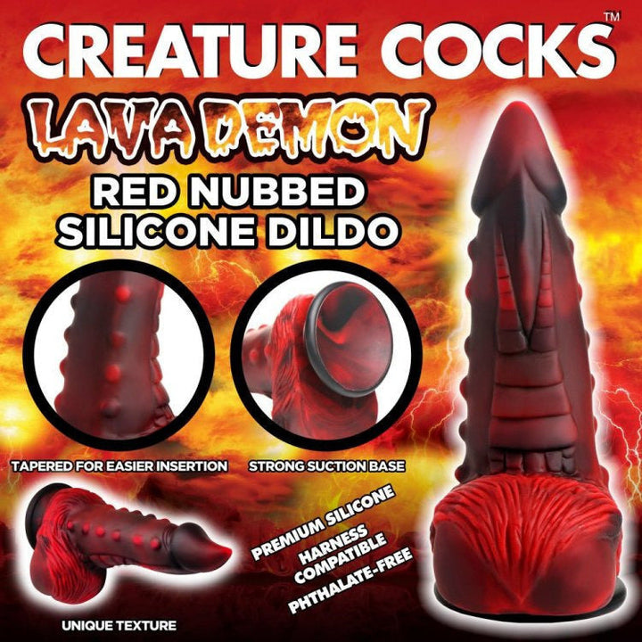 Dildo - Creature Cocks - Lava Demon Creature Cocks Sensations plus