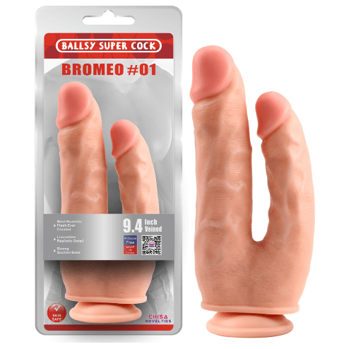 Dildo Double - Ballsy Super Cock - Bromeo #01 Ballsy Super Cock Sensations plus