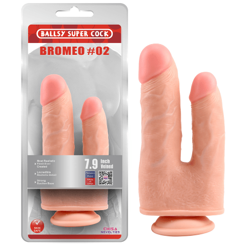 Dildo Double - Ballsy Super Cock - Bromeo #02 Ballsy Super Cock Sensations plus