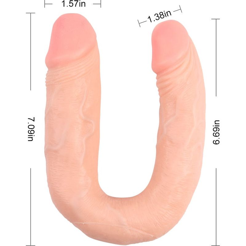 Dildo Double -  Ballsy Super Cock - Her-Her Overlap #2 - 14 pouces Ballsy Super Cock Sensations plus