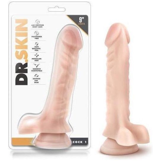 Dildo - Dr.Skin - 9 pouces Blush Novelties Sensations plus
