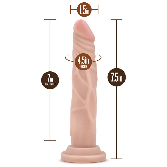 Dildo - Dr.Skin - Cock Stud 7.5" Blush Novelties Sensations plus