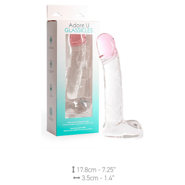 Dildo en Pyrex - Adore U Glassicles - Deux Adore U Sensations plus