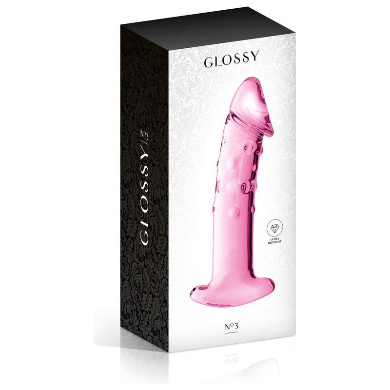 Dildo en Pyrex - Glossy Toys - Trois Glossy Toys Sensations plus