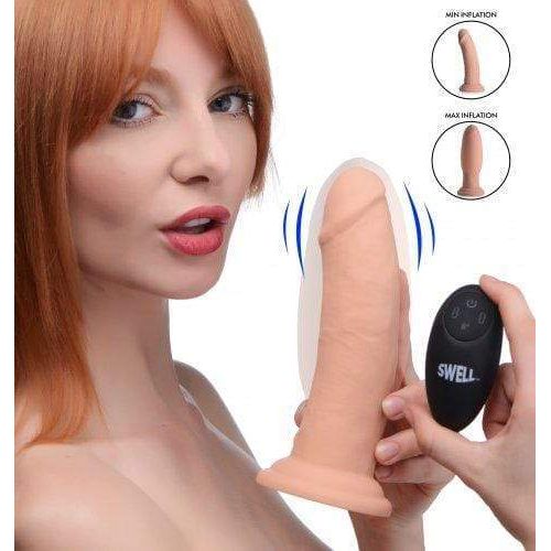 Dildo Gonflable - Swell - 7X Inflatable Vibrating Remote Control 7'' Swell Sensations plus
