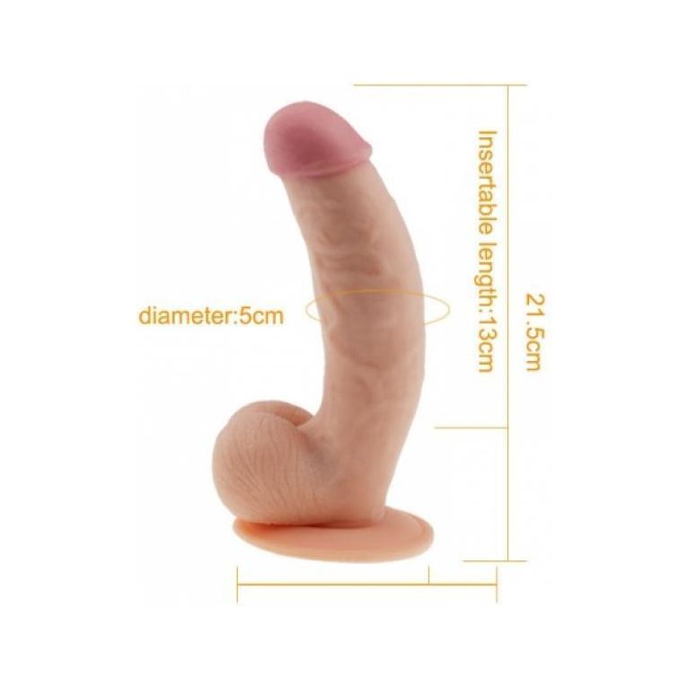 Dildo - The Ultra Soft Dude - 8.5 pouces The Ultra Soft Dude Sensations plus