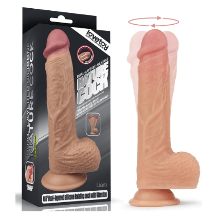 Dildo - Nature Cock - Rotation Liam 8.5 pouces Nature Cock Sensations plus
