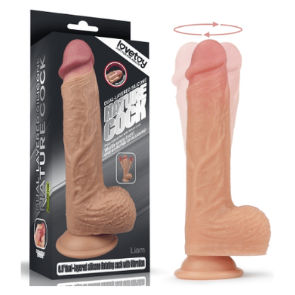 Dildo - Nature Cock - Rotation Liam 8.5 pouces Nature Cock Sensations plus