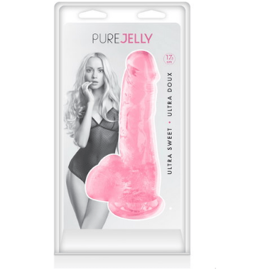 Dildo - Pure Jelly - Medium 17.5cm Pure Jelly Sensations plus