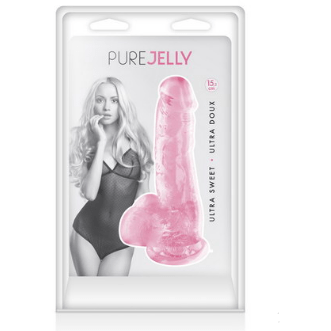 Dildo - Pure Jelly - Small 15.3cm Pure Jelly Sensations plus