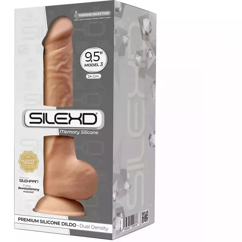 Dildo - SilexD - Model 1 - 9.5 pouces avec testicules SilexD Sensations plus