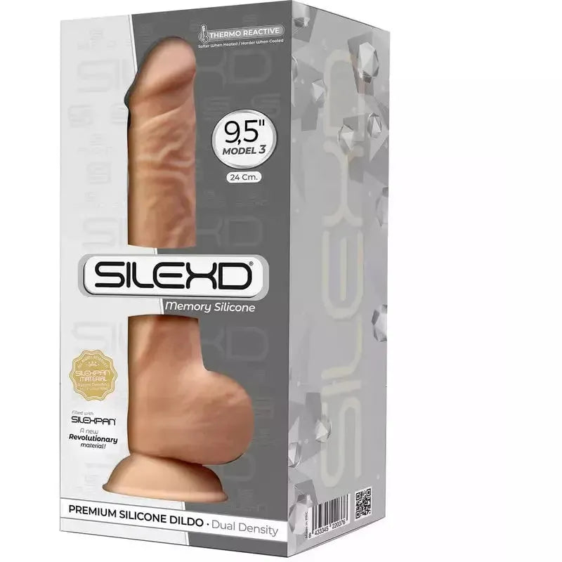 Dildo - SilexD - Model 1 - 9.5 pouces avec testicules SilexD Sensations plus