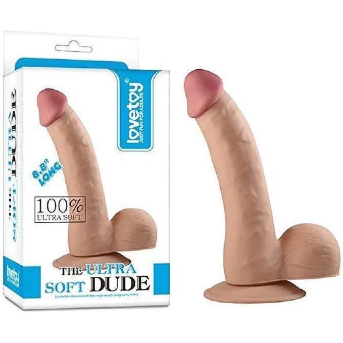 Dildo - The Ultra Soft Dude  8.8 pouces - Small The Ultra Soft Dude Sensations plus