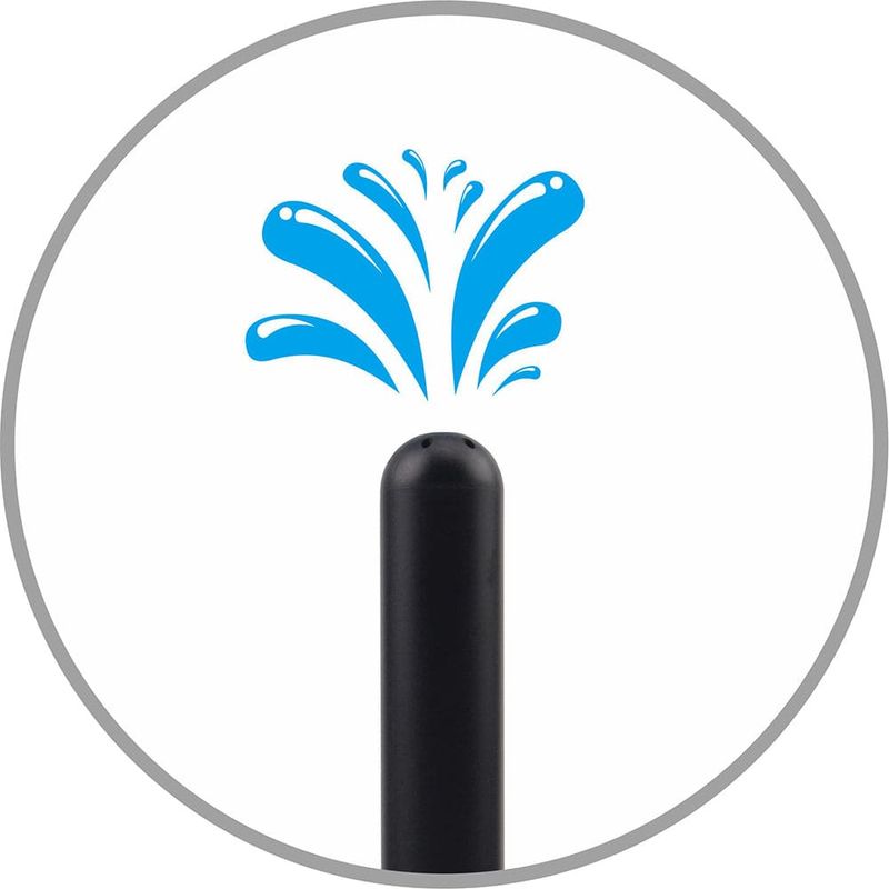 Douche Anale - Black Mont - 7 Hole Tip 5.9" Black Mont Sensations plus