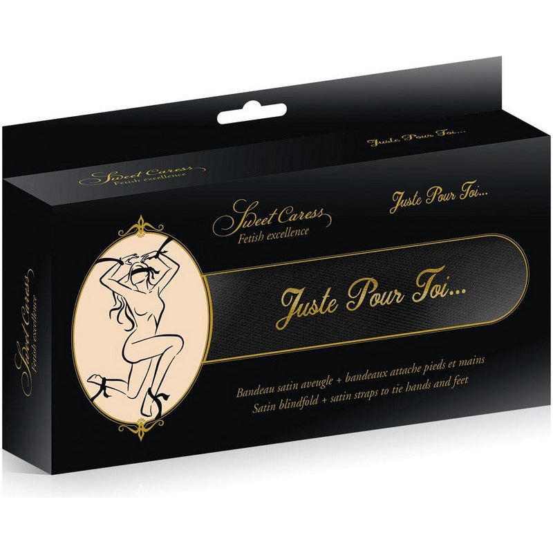 Ensemble de 5 Bande de Satin - Sweet Caress - Juste Pour Toi ... Sweet Caress Sensations plus