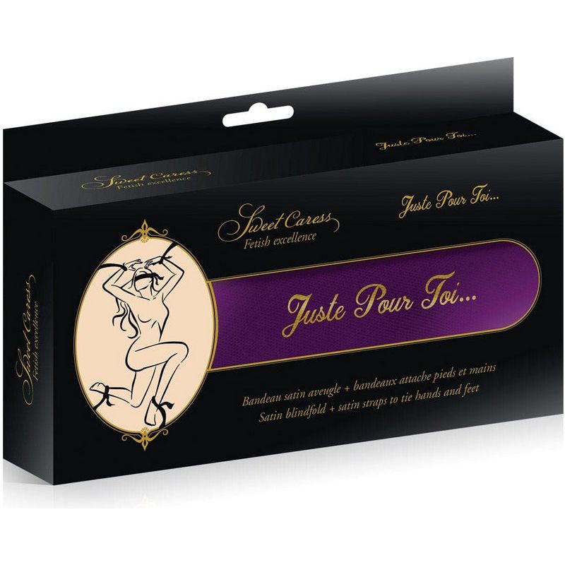 Ensemble de 5 Bande de Satin - Sweet Caress - Juste Pour Toi ... Sweet Caress Sensations plus