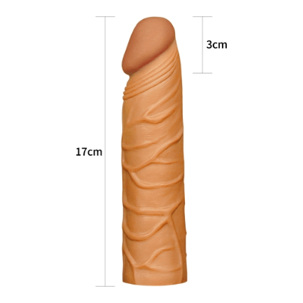 Extension - Pleasure X-Tender - +1 pouce Foncé Pleasure X-tender Sensations plus