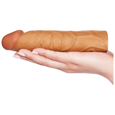 Extension - Pleasure X-Tender - +1 pouce Foncé Pleasure X-tender Sensations plus