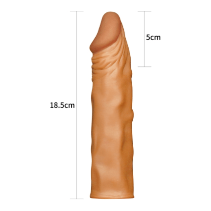 Extension - Pleasure X-Tender - +2 pouces Foncé Pleasure X-tender Sensations plus