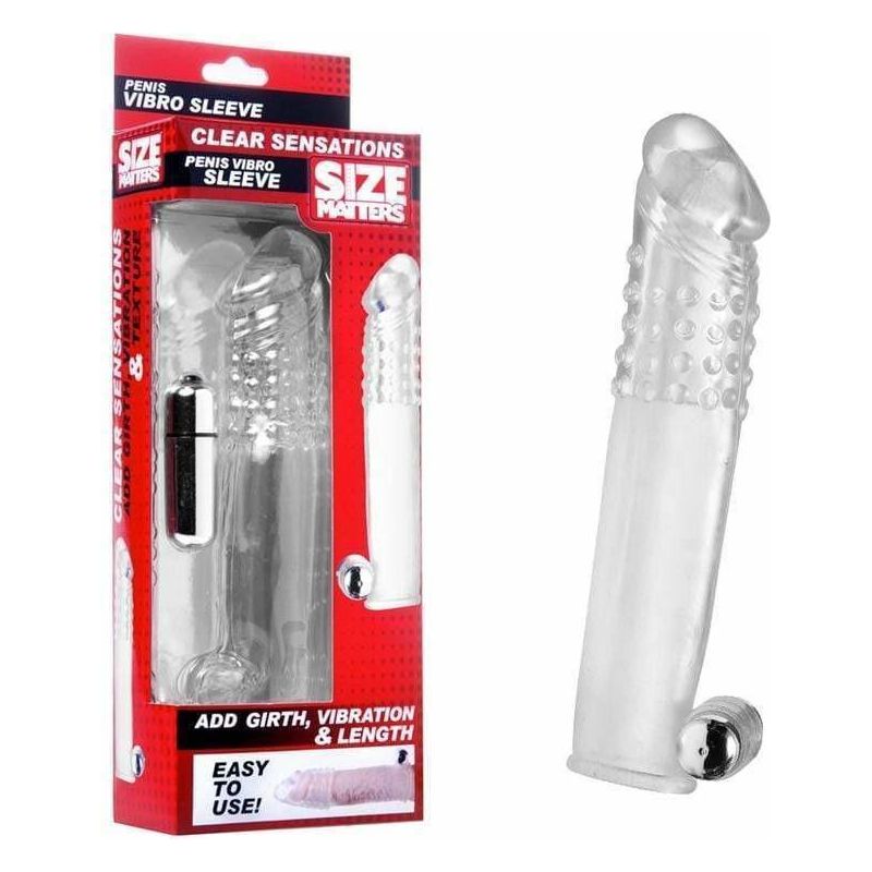 Extension - Size Matters - Penis Vibro Sleeve Size Matters Sensations plus