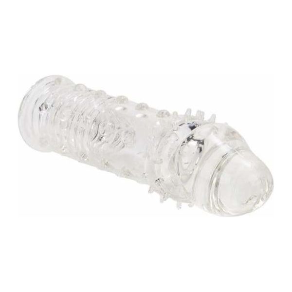 Extension - SuperMe - Extra Texture Sleeve-Clear - Chisa Novelties SuperMe Sensations plus