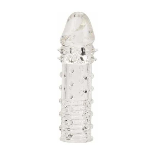 Extension - SuperMe - Extra Texture Sleeve-Clear - Chisa Novelties SuperMe Sensations plus
