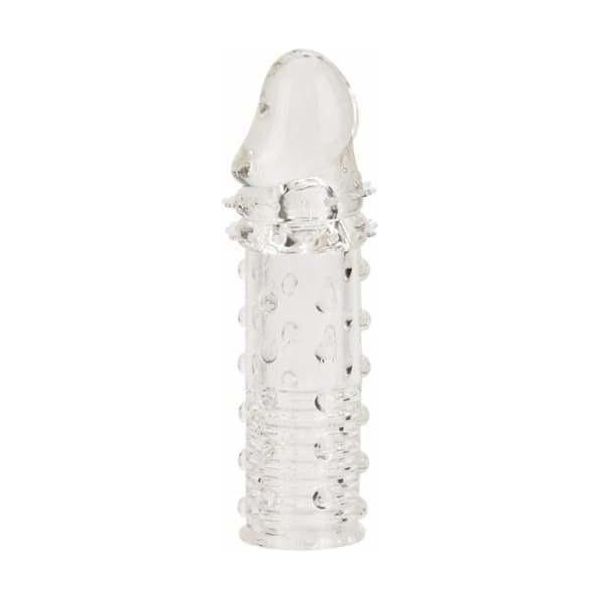 Extension - SuperMe - Extra Texture Sleeve-Clear - Chisa Novelties SuperMe Sensations plus