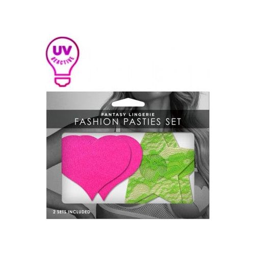 Lingerie Fantasy - Glow - Ensemble de cache-mamelons 102 Fantasy Lingerie Sensations plus