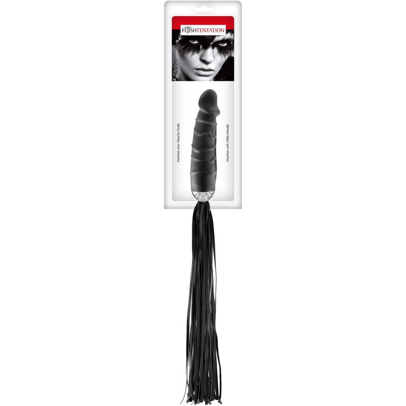 Fetish - FetishTentation - 2 en 1: Martinet Simili-Cuir et Dildo FetishTentation Sensations plus