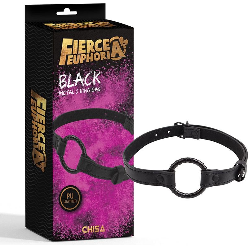 Fetish - Fierce Euphoria - Black Metal O-ring Gag Fierce Euphoria Sensations plus