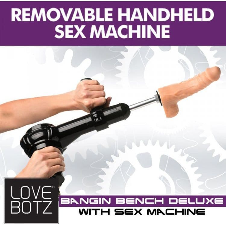 Fetish - Lovebotz - Deluxe Bangin' Bench with Sex Machine LoveBotz Sensations plus