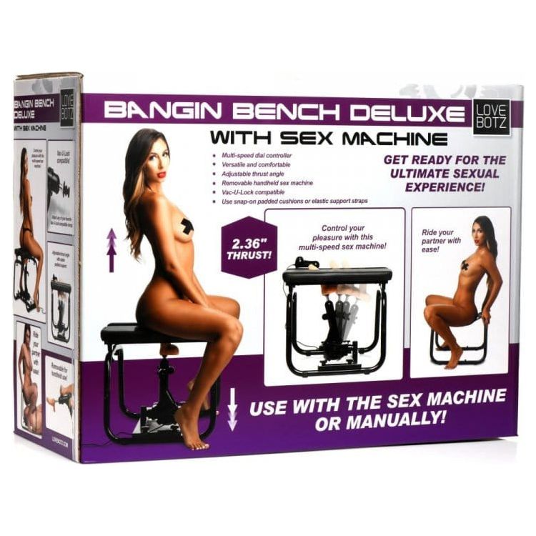 Fetish - Lovebotz - Deluxe Bangin' Bench with Sex Machine LoveBotz Sensations plus
