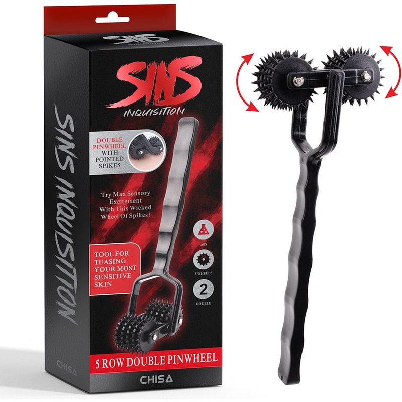 Fetish - Sins Inquisition - 5 Row Double Pinwheel Sins Inquisition Sensations plus