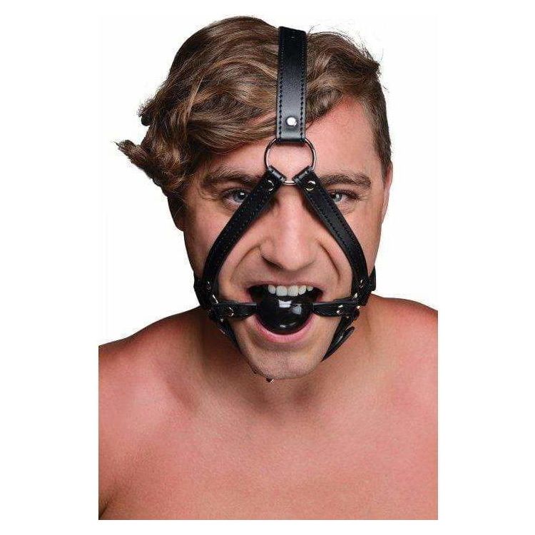 Ball Gag - Strict - Head Harness with Ball Gag STRICT Sensations plus