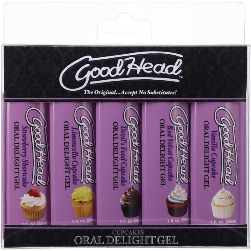 Gel Comestible - GoodHead - Oral Delight Gel - Cupcakes GoodHead Sensations plus