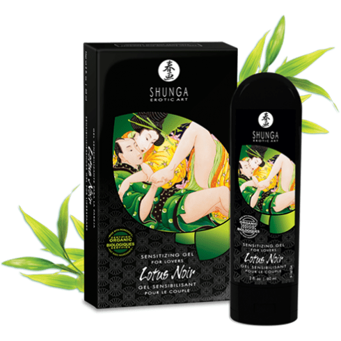 Gel Sensibilisant Pour Couple - Shunga - Lotus Noir Shunga Sensations plus