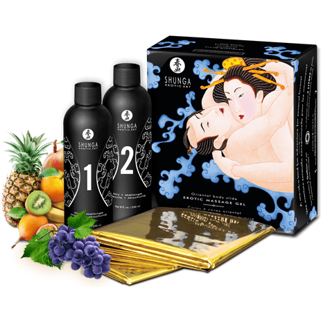 Gelée de Massage Érotique Nuru - Shunga - Corps à corps oriental Shunga Sensations plus