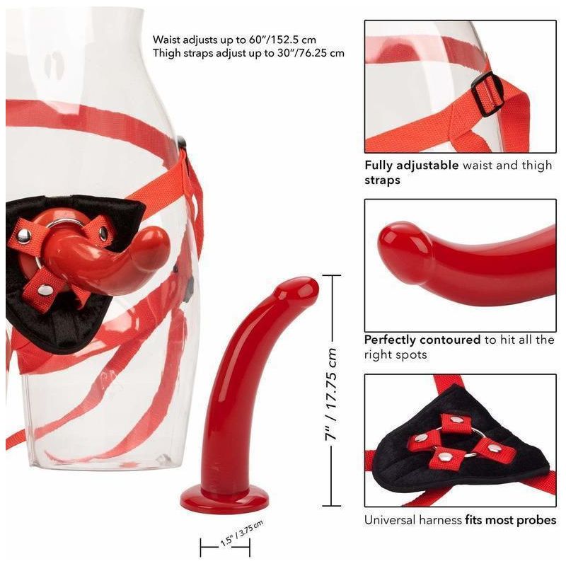 Harnais - CalExotics - Red Rider CalExotics Sensations plus