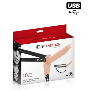 Harnais - Fetish Tentation - Vibrating Strap-On With Dildo FetishTentation Sensations plus