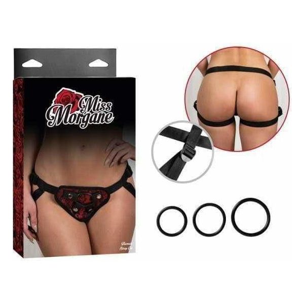 Harnais - Miss Morgane - Harnais Rouge Miss Morgane Sensations plus