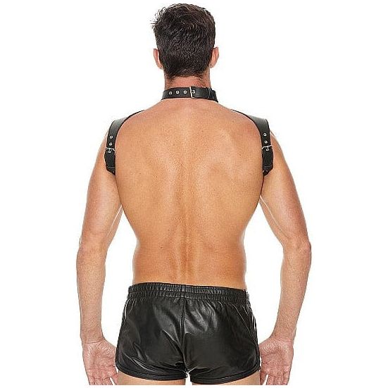 Harnais - Ouch! - Men Harness with Neck Collar - One Size Ouch! Sensations plus